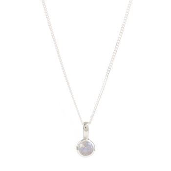 Genuine Birthstone Charm Pendants And Necklaces, 6 of 12