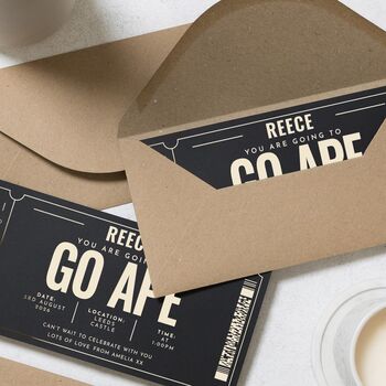 Personalised Go Ape Adventure Birthday Gift Voucher, 6 of 9