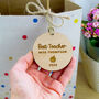 Best Teacher Wooden Keepsake Decoration Gift Tag, thumbnail 7 of 10