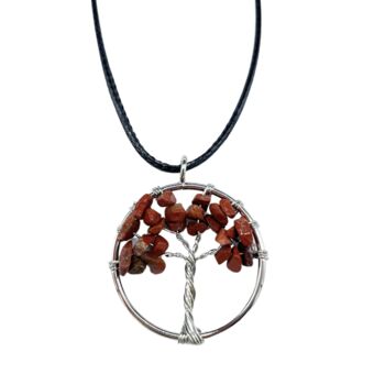 Tree Of Life Gemstone Pendant Necklace Personalised, 11 of 12