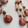 Red Jasper Drop Earrings, thumbnail 3 of 3