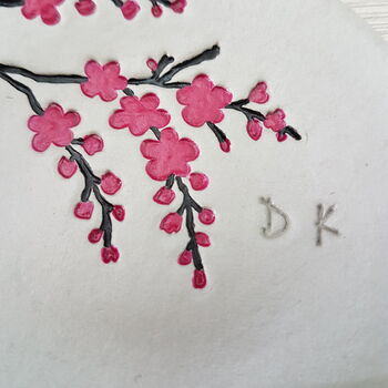 Personalised Grey Cherry Blossom Trinket Dish, 2 of 4