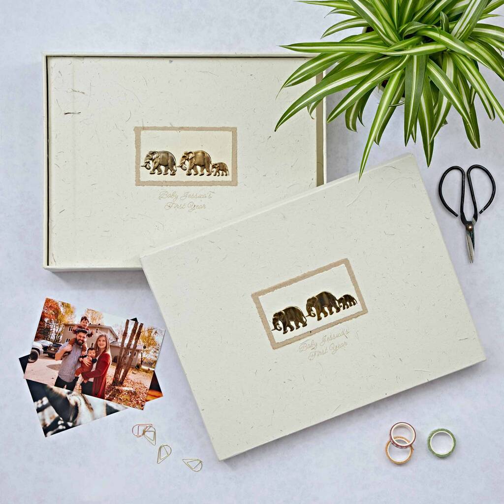 Personalised Elephant Dung Photo Album, 1 of 11