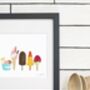 Playful Ice Cream Print | Show Of Your Love Of Ice Cream, thumbnail 2 of 3