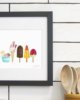 Playful Ice Cream Print | Show Of Your Love Of Ice Cream, 2 of 3