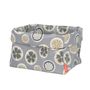 Oilcloth Dog Toy Storage Basket In Poppy Fabric, thumbnail 3 of 4