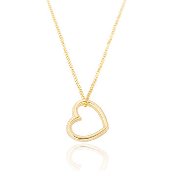 Valentine's Gift Gold Plated Heart Pendant In Gift Tin, 2 of 11