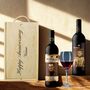 Personalised 19 Crimes Red Wine Gift Set For Occasions, thumbnail 4 of 7