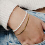 Herringbone Chain Bracelet, thumbnail 3 of 6