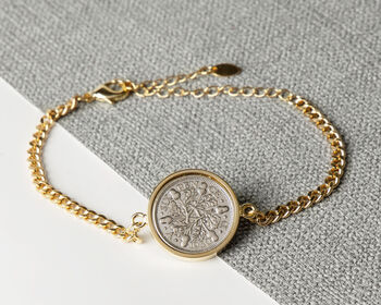 1930 95th Birthday Sixpence Coin Chain Bracelet, 2 of 5