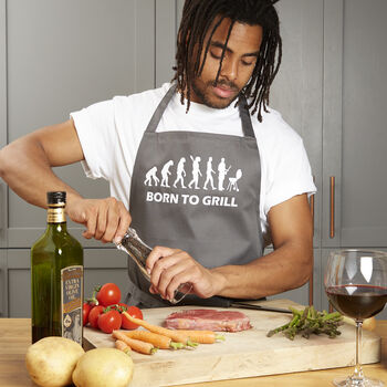 Born To Grill Mens Apron, 2 of 6