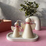 Angel Christmas Candles And Trinket Tray Gift Set, thumbnail 3 of 3