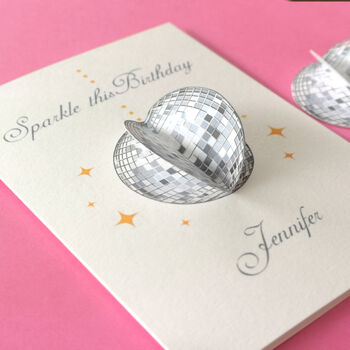 Personalised Strictly Come Dancing Style Birthday Card, 6 of 6