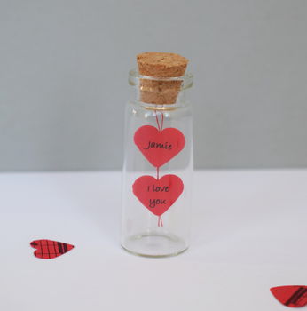 Two Hearts Tiny Message In A Bottle, 3 of 11