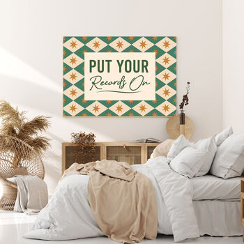 'Put Your Records On' Music Art Print, 3 of 3