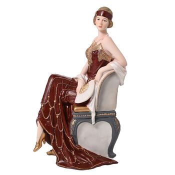 Broadway Belles Collectable Figurine Charlotte Sitting, 5 of 5
