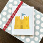 Mini Sandcastle Greetings Card, thumbnail 1 of 5