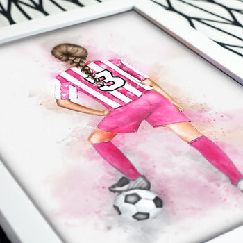 Football Personalised Print Customisable, 3 of 10
