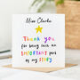 'Important Part Of My Story' Personalised Thank You Card, thumbnail 1 of 2