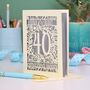 Ruby Wedding Anniversary Card 40 Amazing Years, thumbnail 4 of 6