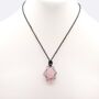 Healing Crystal Necklace Rose Quartz For Love, thumbnail 3 of 8