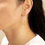 Teardrop Stainless Steel Drop Earrings, thumbnail 1 of 6