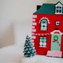 Christmas Red House With Trees Incense Cone Burner, thumbnail 3 of 5