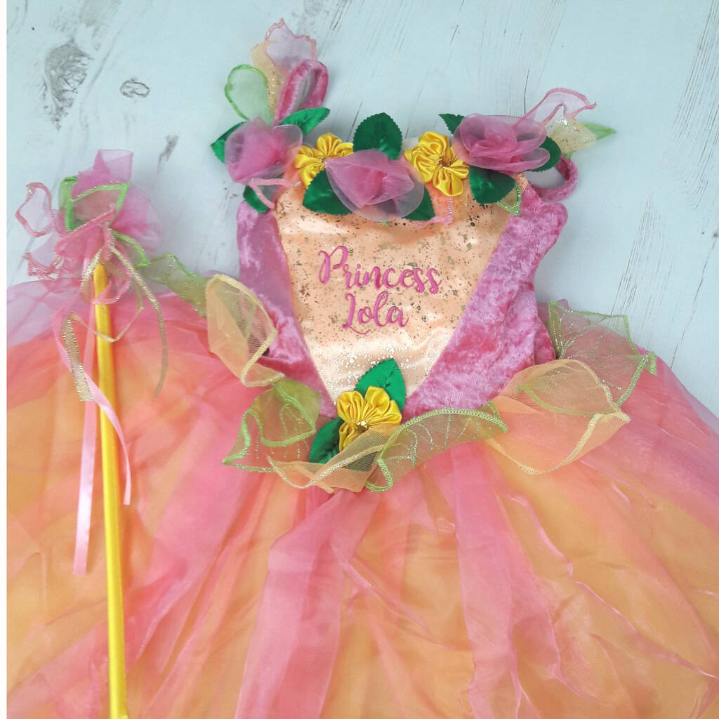 Personalised Peach Melba Fairy Dress, 1 of 6