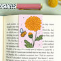 November Magnetic Birth Flower Bookmark Chrysanthemum, thumbnail 2 of 7