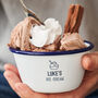 Personalised Enamel Ice Cream Bowl, thumbnail 1 of 2