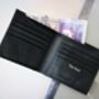 Personalised Mens Luxury Leather Billfold Wallet, thumbnail 5 of 9