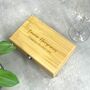 Personalised Wooden Wine Gift Box, thumbnail 1 of 6