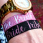 Bride Tribe Rose Gold Hen Party Wristbands, thumbnail 4 of 8