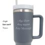 Double Wall Generous 40oz Travel Cup – Grey, thumbnail 2 of 5