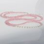 Rose Quartz And Sterling Silver Long Beaded Necklace, thumbnail 3 of 10
