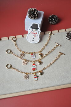 Holiday Gold Charm Bracelet, 4 of 5