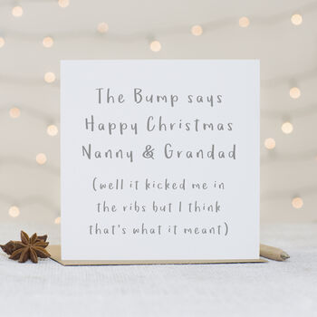 'From The Bump' Christmas Card, 3 of 3