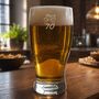 Personalised Pint Glass Engraved For 70th Birthday Gift, thumbnail 4 of 12