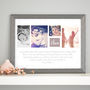 Personalised Photo Collage With Message Art, thumbnail 1 of 9