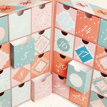 Personalised Fill Your Own Christmas Bow Paper Advent, 4 of 4
