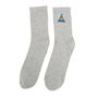 Men's Highland Cow Embroidered Cotton Socks Three Pack, thumbnail 3 of 5