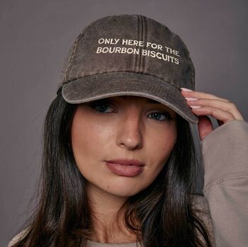 Personalised Only Here For Slogan Cap, 7 of 9