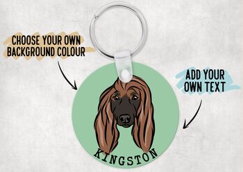 Afghan Hound Keyring, 3 of 6