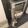 Chrome Fireside Companion Five Piece Stag Design Fireplace Set, thumbnail 4 of 9