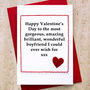 Valentines Card For Husband Or Boyfriend, thumbnail 3 of 4