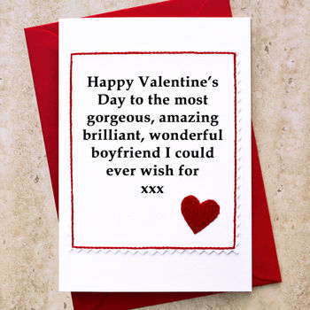 Valentines Card For Husband Or Boyfriend, 3 of 4