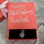 18th Birthday Charm Personalised Silver Bracelet Gift, thumbnail 6 of 8