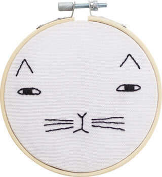 Mog The Cat Donna Wilson Embroidery Hoop Kit, 4 of 5