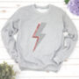 Ladies Lightning Bolt Sweatshirt, thumbnail 1 of 6