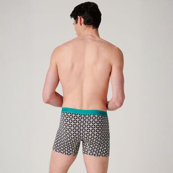 Men's 'Minimalist Geometric' Four Pack Bamboo Trunks, 4 of 12
